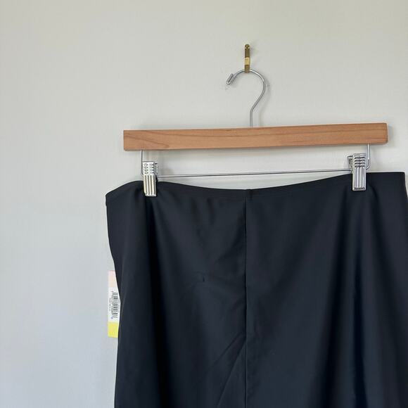 Summersalt The Ruched Swim Skirt Black L NWT - Picture 9 of 9